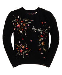 Off Beat Rodeo Handcraft Knit - Black - Superdry Singapore