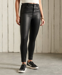 High Rise Skinny Jeans-Black - Superdry Singapore