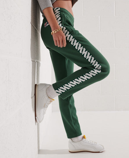 Code Tape Trackpants - Green - Superdry Singapore