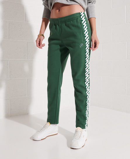 Code Tape Trackpants - Green - Superdry Singapore