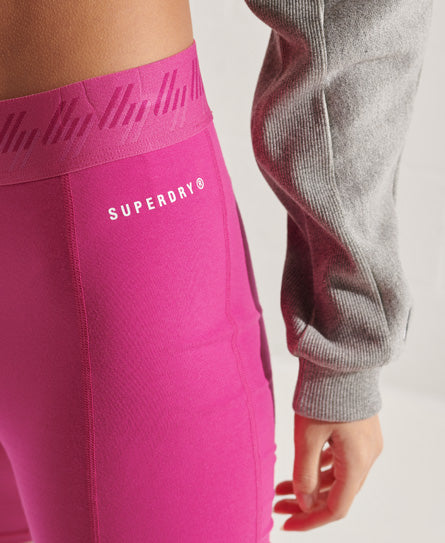 Essential Cycle Shorts - Pink - Superdry Singapore