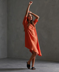 Edit Asymmetrical Dress - Orange - Superdry Singapore