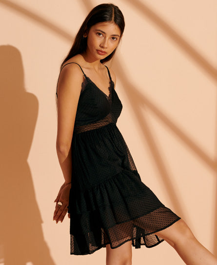Cami Dress-Black - Superdry Singapore
