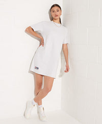 Superdry Code T-Shirt Dress-Ice Marl - Superdry Singapore