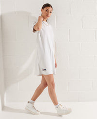 Superdry Code T-Shirt Dress-Ice Marl - Superdry Singapore