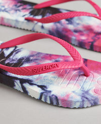 Code Tie Dye Flip Flop-Pink Tie Dye - Superdry Singapore