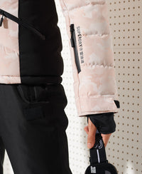 Snow Luxe Puffer Jacket - Pink - Superdry Singapore