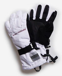 Rescue Snow Gloves - White - Superdry Singapore