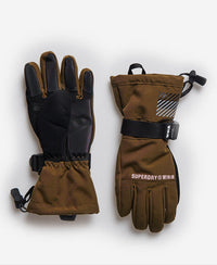 Rescue Snow Gloves - Green - Superdry Singapore