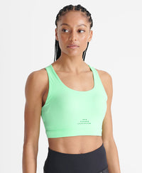 Running Moulded Bra - Green - Superdry Singapore