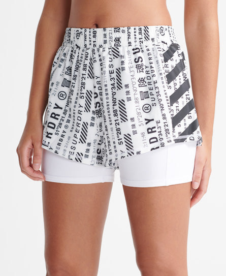 Running Double Layer Shorts - Multi - Superdry Singapore