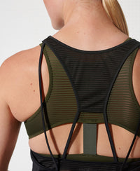 Training Strappy Tank Top - Black - Superdry Singapore