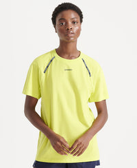 Run Short Sleeve T-Shirt - Yellow - Superdry Singapore