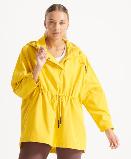 Flex Showerproof Poncho Jacket - Yellow - Superdry Singapore