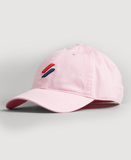 Code Essential Baseball Cap - Pink - Superdry Singapore