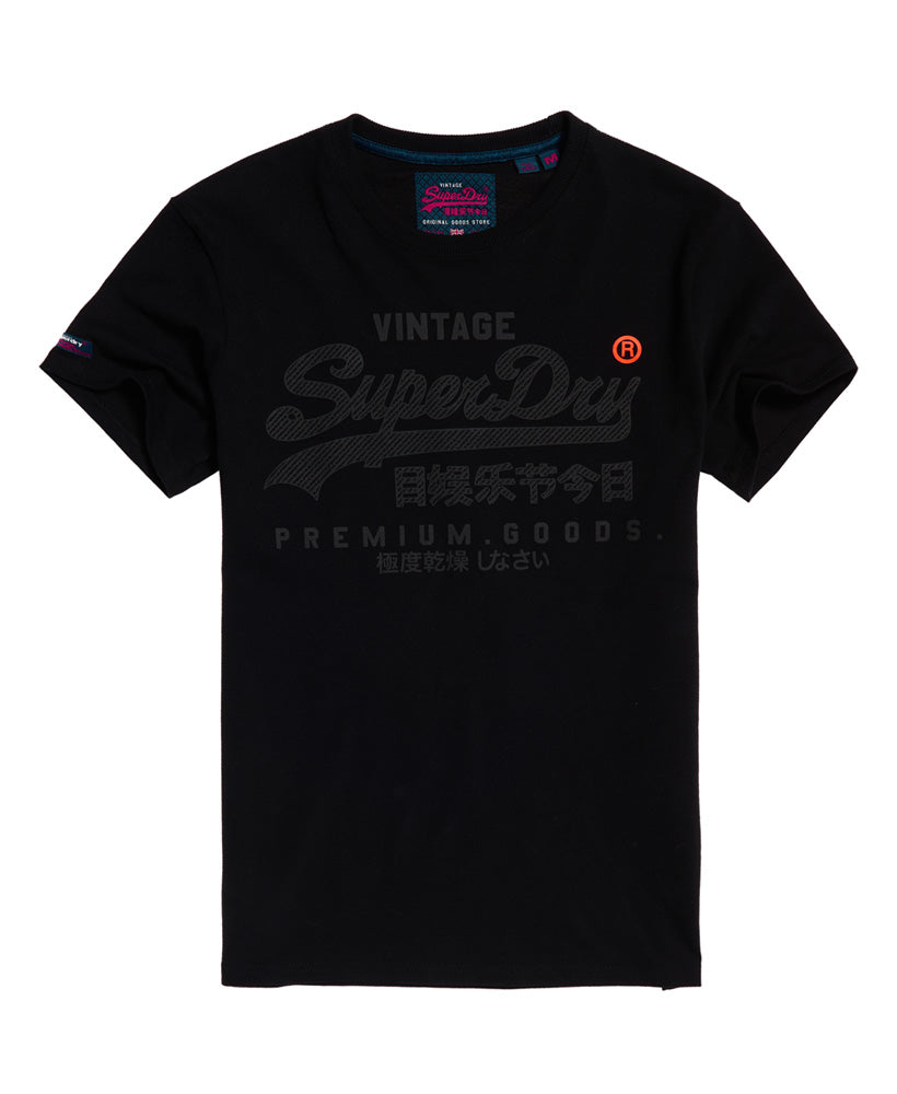 Organic Cotton Orange Label T-Shirt - Navy - Superdry Singapore
