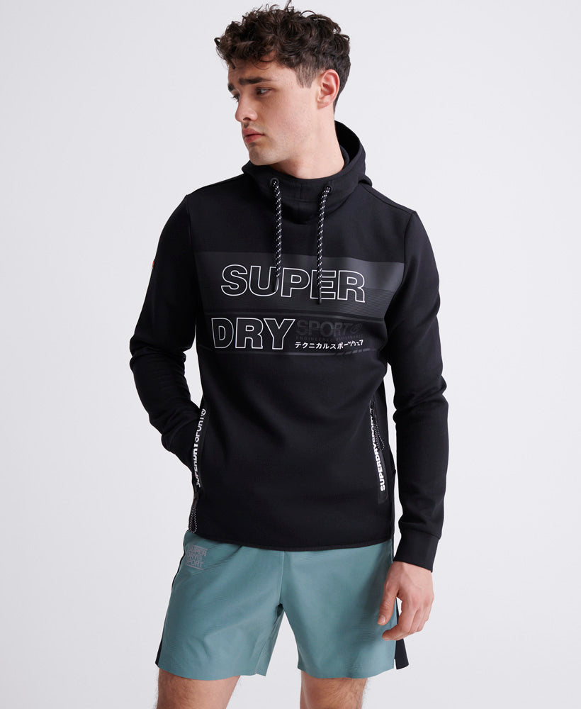 Gymtech Graphic Overhead - Black - Superdry Singapore