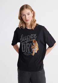 Tiger Nights Sparkle Box Fit T - Superdry Singapore
