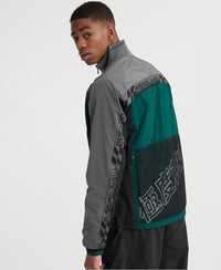 City Neon Track Jacket - Deep Teal - Superdry Singapore