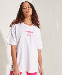 Corporate Logo Brights T-Shirt - White - Superdry Singapore