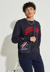 Sport Style Side Bag - Dark Blue - Superdry Singapore