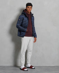 Core Down Jacket - Navy - Superdry Singapore