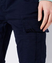 Organic Cotton Slim Cargo Pants - Nordic Chrome Navy - Superdry Singapore