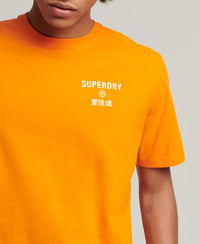 Code Core Sport T-Shirt-Orange - Superdry Singapore
