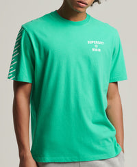 Code Core Sport T-Shirt-Green - Superdry Singapore