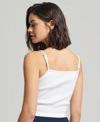 Code Essential Strappy Tank - Optic - Superdry Singapore