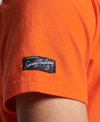 Vintage Logo Seasonal T-Shirt - Fiery Orange - Superdry Singapore