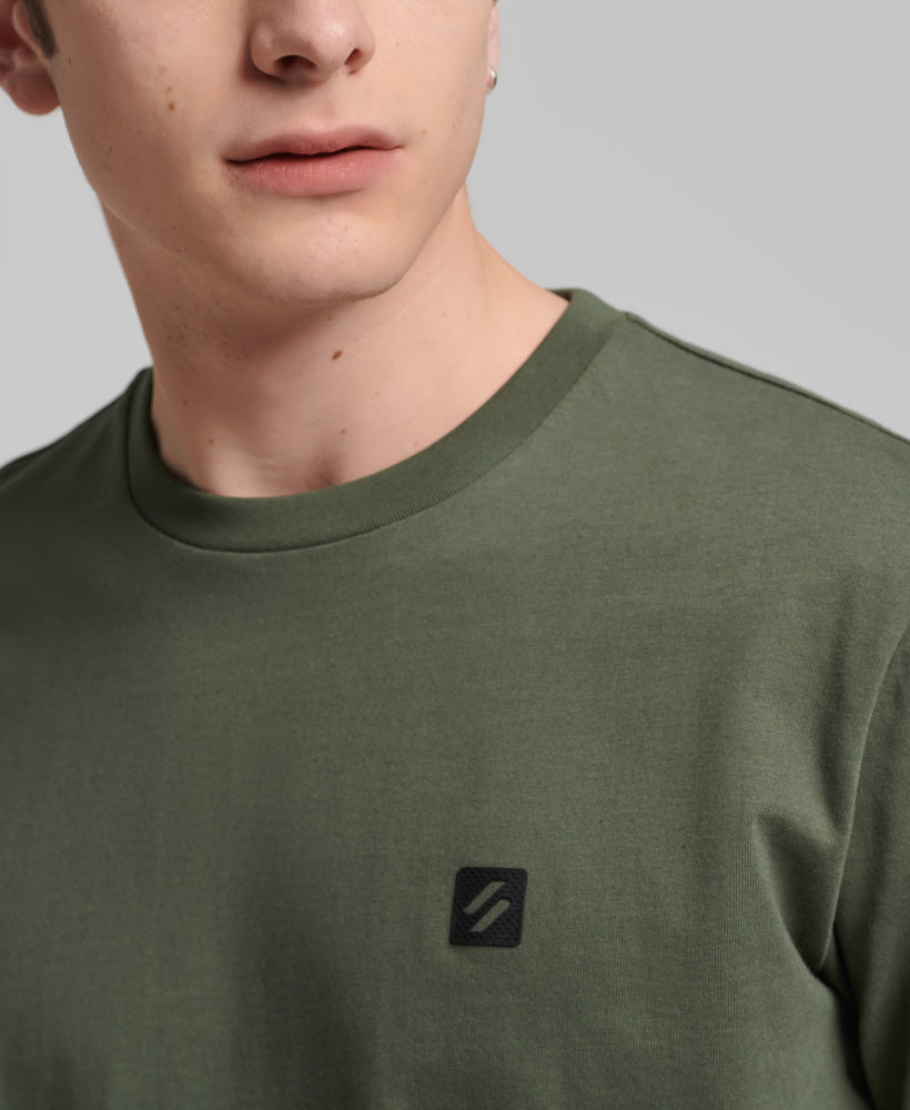 Code Tech Loose T-Shirt - Olive - Superdry Singapore