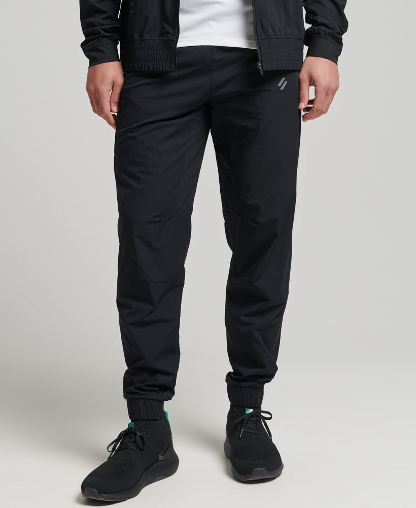 Stretch Woven Track Pant - Black - Superdry Singapore