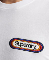 Vintage Core Logo Seasonal Top - White - Superdry Singapore