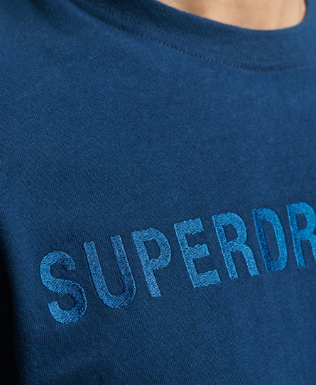 Vintage Logo T-shirt - Blue Bottle - Superdry Singapore