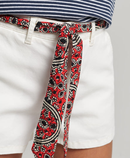 Vintage Chino Hot Short - Off White - Superdry Singapore