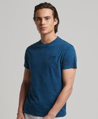 Organic Cotton Vintage Logo Embroidered T-Shirt - Teal - Superdry Singapore