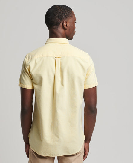 Vintage Oxford S/S Shirt - Collegiate Yellow - Superdry Singapore