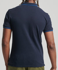 Studios Tipped Pique Polo - Eclipse Navy - Superdry Singapore