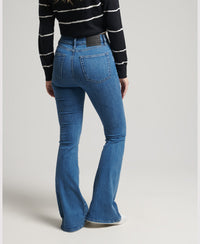 Studios High Rise Skinny Flare Jeans - Superdry Singapore
