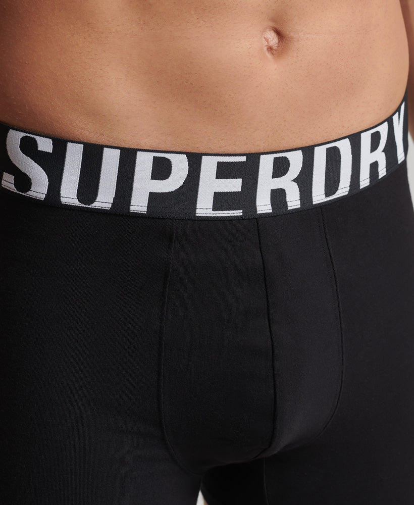 Boxer Dual Logo Double Pack - Superdry Singapore