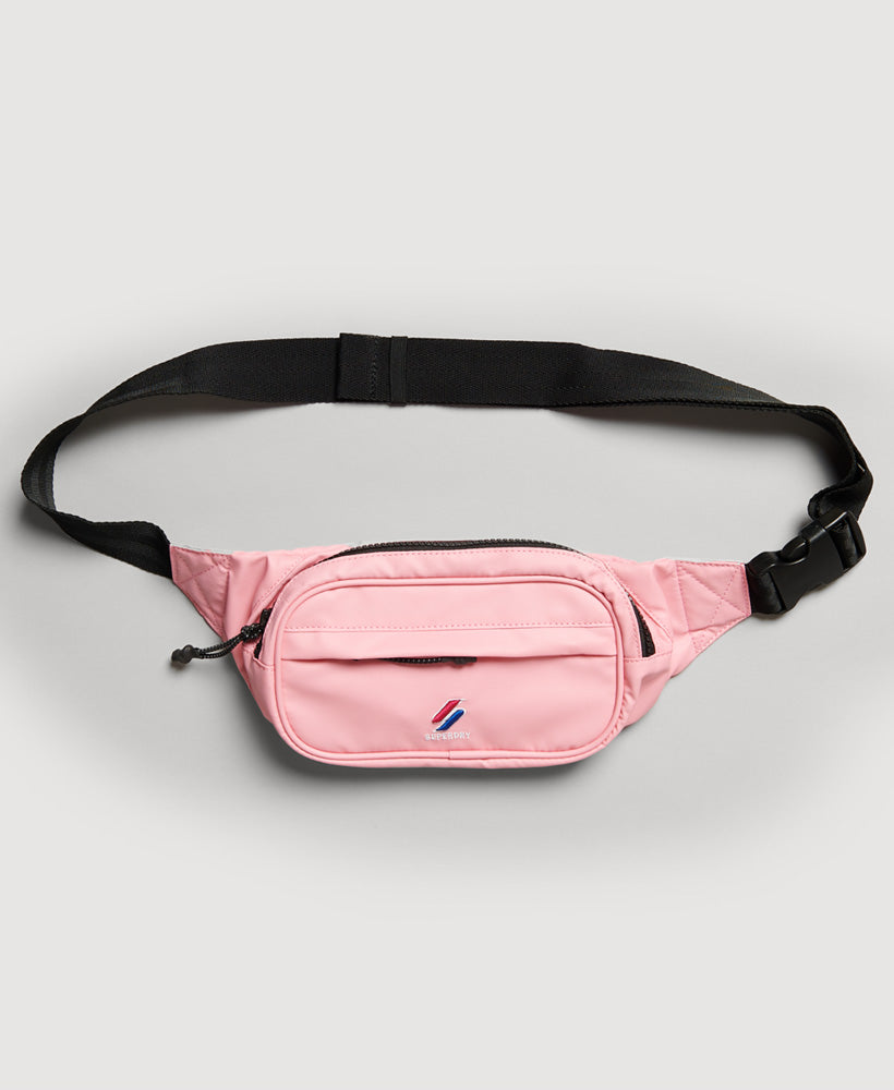 Unisex Code Small Bumbag - Pink - Superdry Singapore