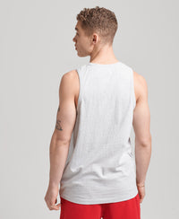 Code S Logo Stacked Applique Vest - White - Superdry Singapore