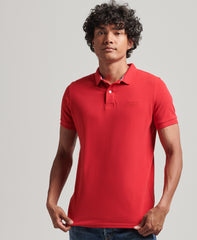 Organic Cotton Classic Pique Polo Shirt - Rouge Red