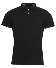 Organic Cotton Classic Pique Polo Shirt - Black