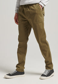 Core Utility Pant - Brown - Superdry Singapore