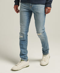 Vintage Skinny Jeans - Venice Blue Custom - Superdry Singapore