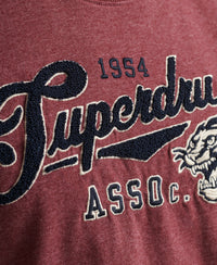 Vintage Script Style College T-Shirt - Port Marl - Superdry Singapore