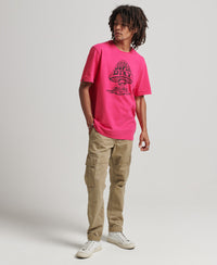 Psych Rock T-Shirt - Hot Pink - Superdry Singapore