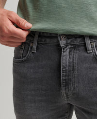 Organic Cotton Slim Jeans - Clinton Used Grey - Superdry Singapore